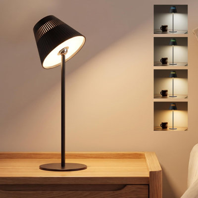 Cordless Table Lamp, Rechargeable Mood Light, Touch Dimming