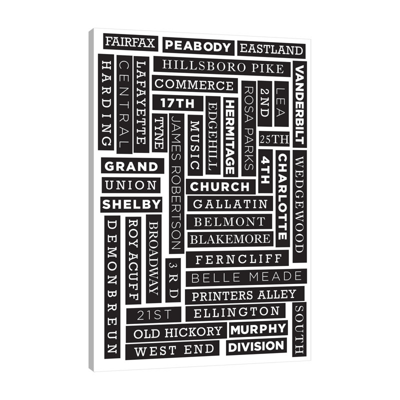 Nashville by Kent Youngstrom - Wrapped Canvas Print, 46 cm H x 30 cm W x 4 cm D
