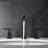 Widespread Bathroom Sink Faucet With With CUPC Water Supply Hose And Cartridge