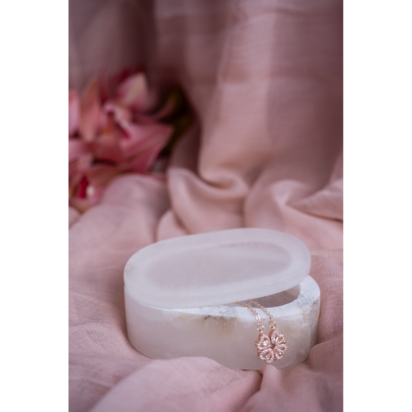 Claudine Decorative Box, 1.38" H x 4" W x 2.5" D