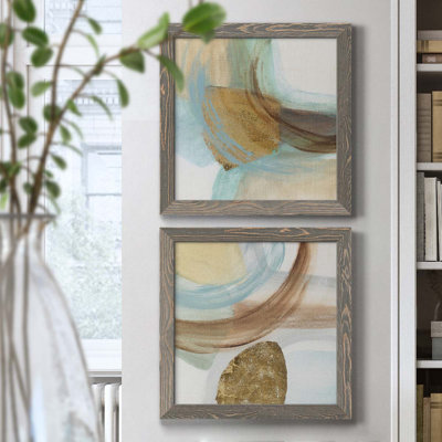 " Blue Rythm I " 2 - Pieces