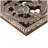 Distressed Carved Wood 2-Piece Wall Decor Set-1261424052