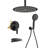 Ceiling-Mounted Tub Shower System With Hand Shower 12-Inch Single-Handle Shower Faucet Set Brass High-Pressure Shower Trim Kit With Rough-In Valve-116975574