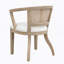 Chaise avec accoudoirs de salle à manger (ensemble de 2)