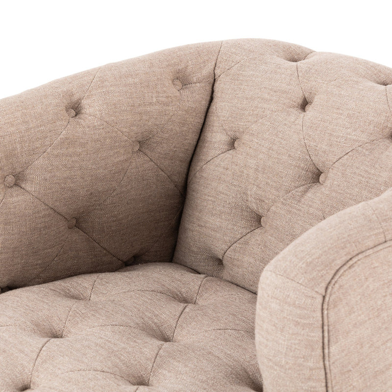 Paul Club Chair, Alcala Fawn Polyester Blend