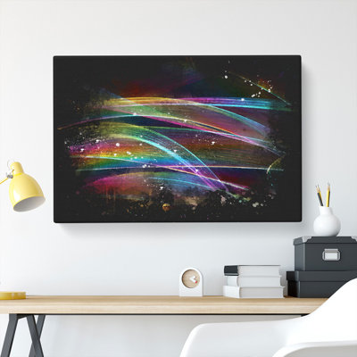 Rainbow Smoke Vol (1) - Wrapped Canvas