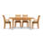 Sarah 4 - Person Solid Wood Top Four Leg Dining Set-16848867-37101028-39921300