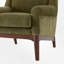 Chaise d'appoint rembourrée avec pieds en bois massif, fauteuil pour le salon-863967960-863967967