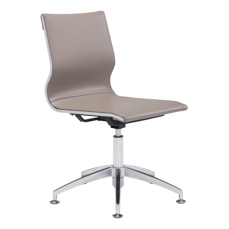 Fauteuil de conférence Glider, Taupe