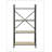 Antique Oak & Sandy Gray Finish Bookshelf