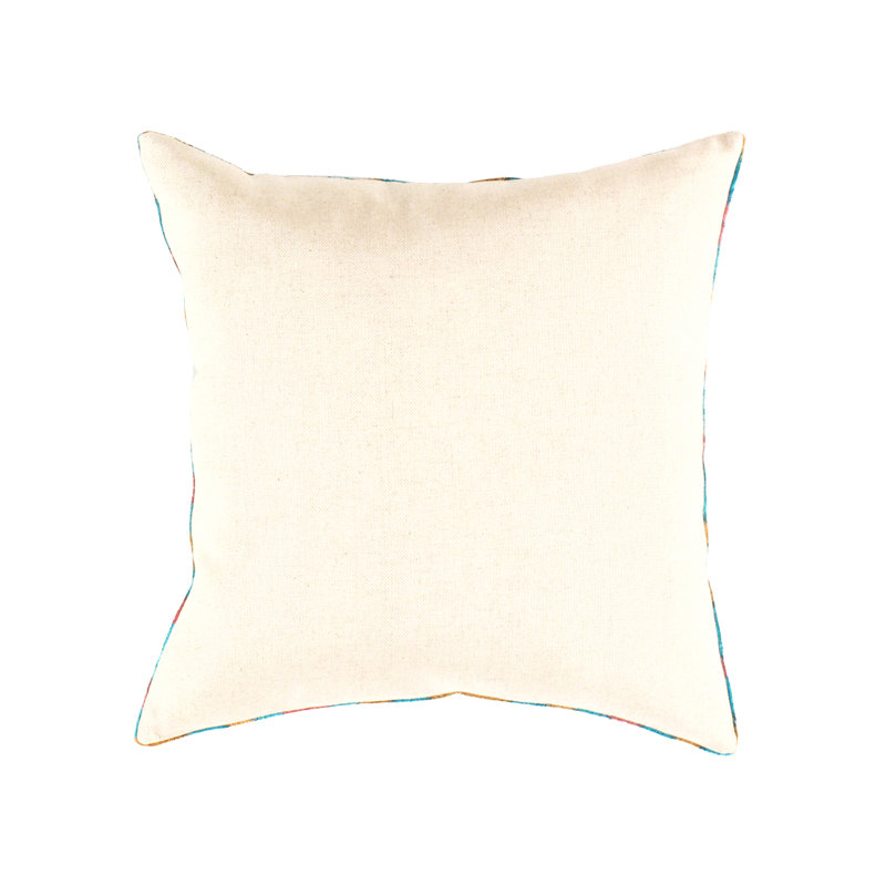 Coussin en velours réversible, Bleu