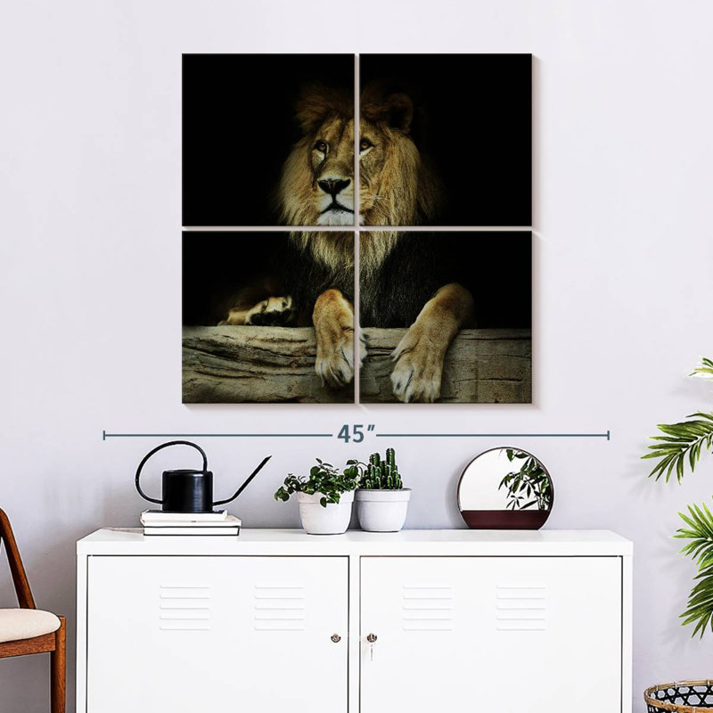 Brampt Imperious Lion, 32" H x 32" W
