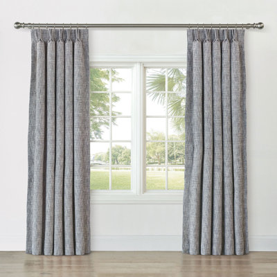 Cavill Textured Curtain Panel In Wheat