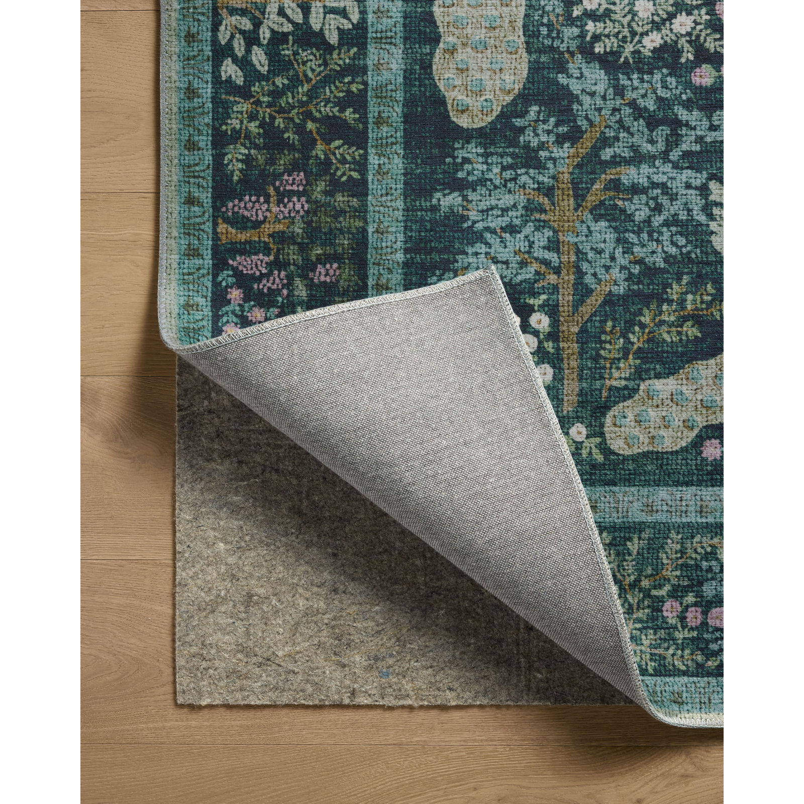 Canopy Teal Area Rug, Rectangle 2'3" x 3'9"
