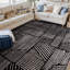 Tapis géométrique noir / ivoire Rambo-573230856-537140549
