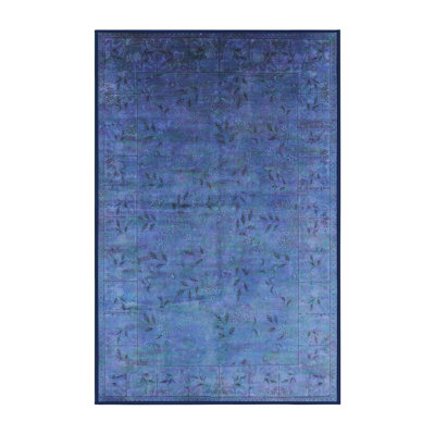 Tapis oriental bleu