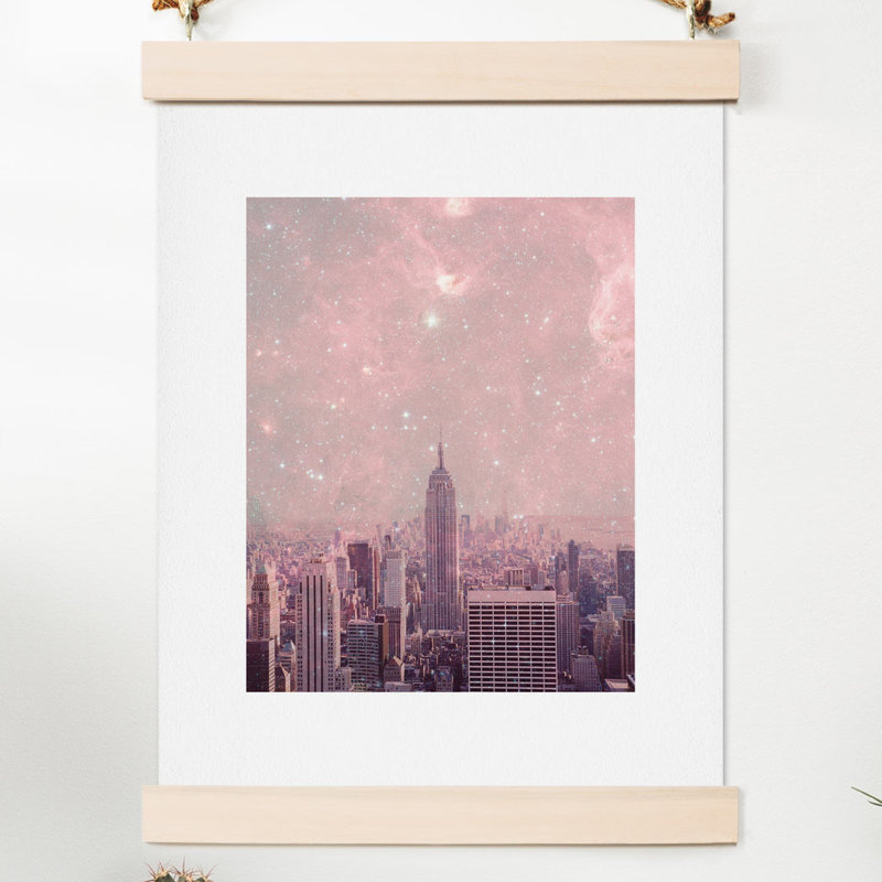 « stardust recouvrir new york », impression, H 20 po x l 16 po x P 0,12 po