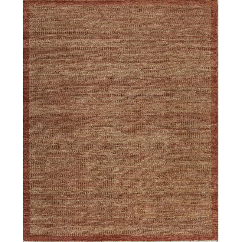 Textures Hand Knotted Wool Area Rug, Rectangle 8' x 10'