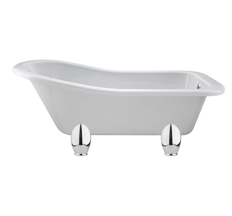 Brockley 1700mm x 730mm Soaking Acrylic Bathtub