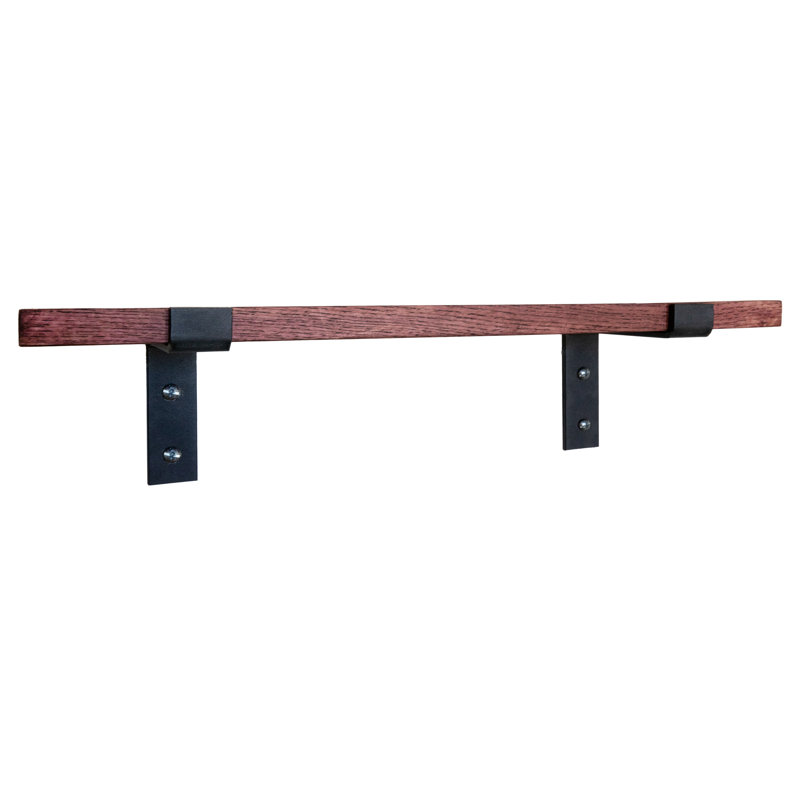 Tablette support en chêne rouge Rayne, H 2 po x l 13 po x P 6 po