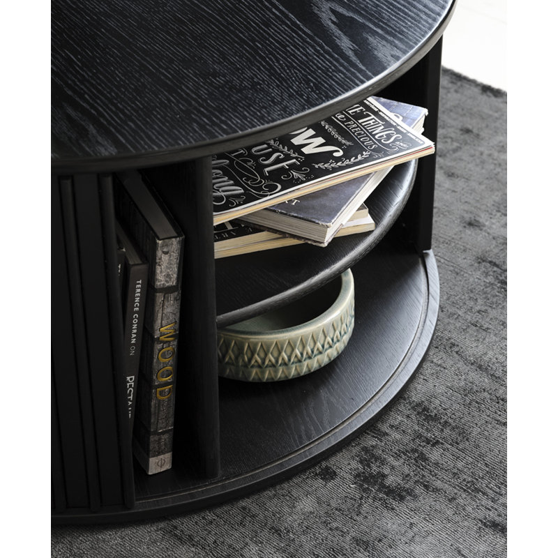 Table basse en chêne noir