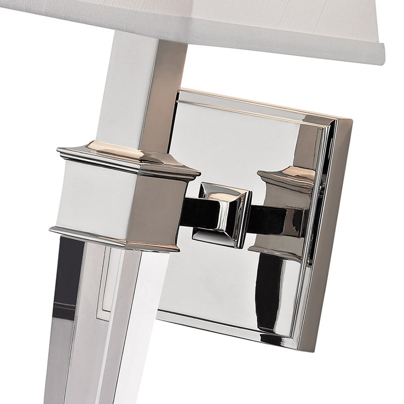 Ruskin 1 - Light Wallchiere, Polished Nickel