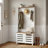 Lismore 31.3 " Wide Hall Tree with Shoe Storage and Shelves-1948464339