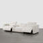 130' Wide Upholstered Reclining Sofa