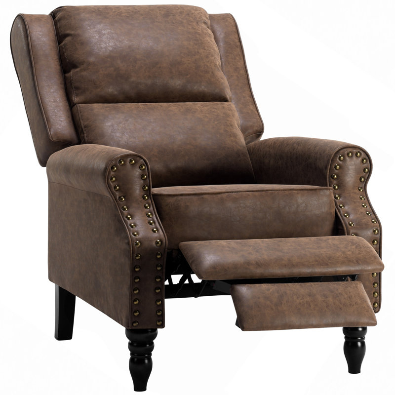 Fauteuil inclinable en similicuir pour salon RV