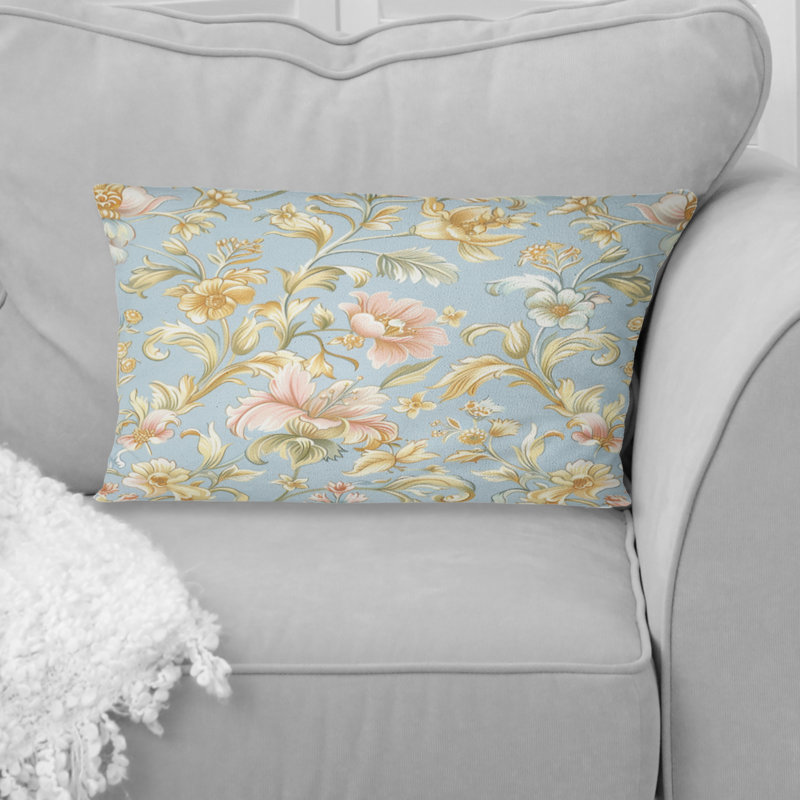 Floral Throw Pillow