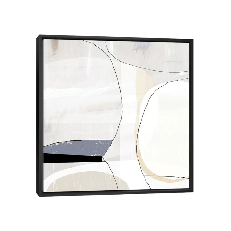 " Beholder I " by Sisa Jasper, 18" H x 18" W x 1.5" D, Black Framed Canvas, No Matte