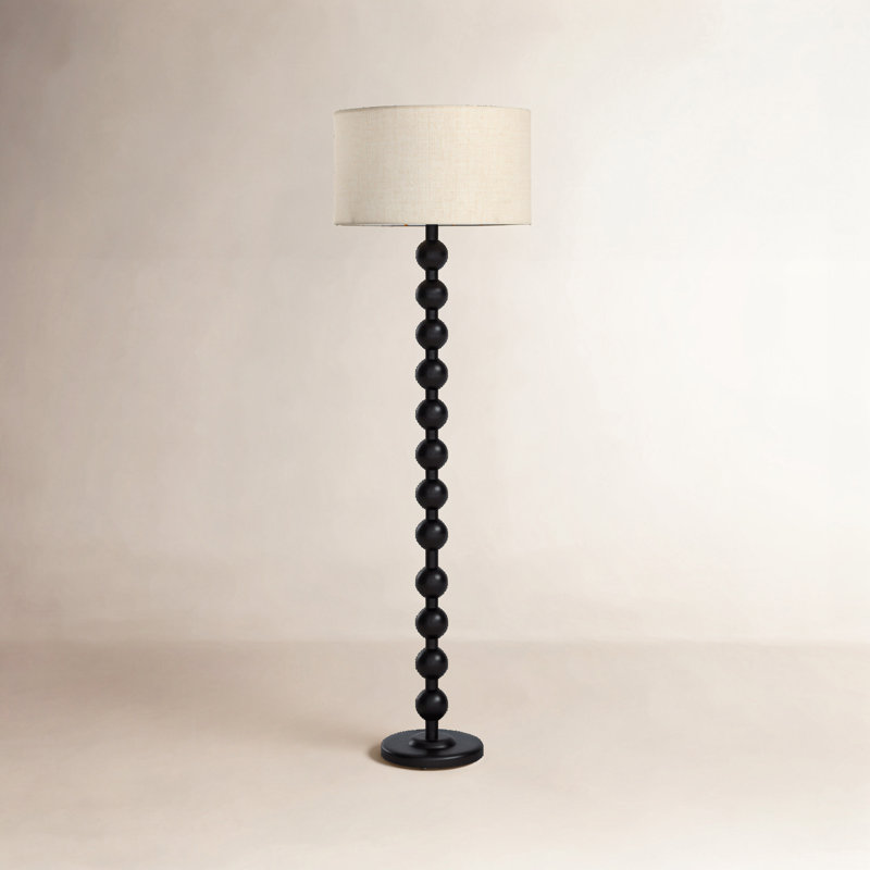 Levy 62" Floor Lamp, Black