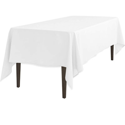 Housse de table en coton blanc