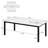 70.8 Inch Long Dining Table For 6 People, Large Rectangle Kitchen Table With Sturdy Metal Legs-2010243135