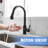 Single Hole Touchless Kitchen Faucet With Pull Out Sprayer Single Handle Kitchen Sink Faucet Stainless Steel High Arc Kitchen Basin Taps With Swivel Spout-120552479