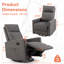 Fauteuil inclinable pivotant à 360 ° polyvalent