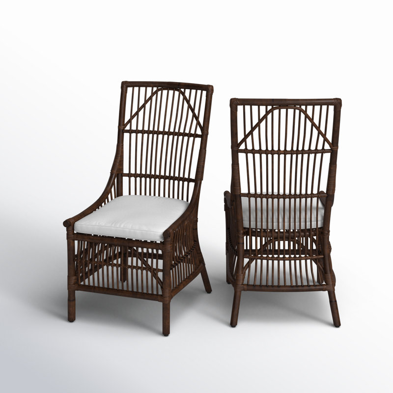 Barkley Woven Side Chair, Brown