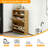 Hidden Shoe Cabinet with 2 Flip Drawers, Entryway Freestanding Shoe Storage Organizer, Slim Hidden Shoes Cabinet for Foyer Hallway Home Space Saving-2108407253