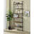 96-inch 6-shelf Wall Bookshelf Walnut
