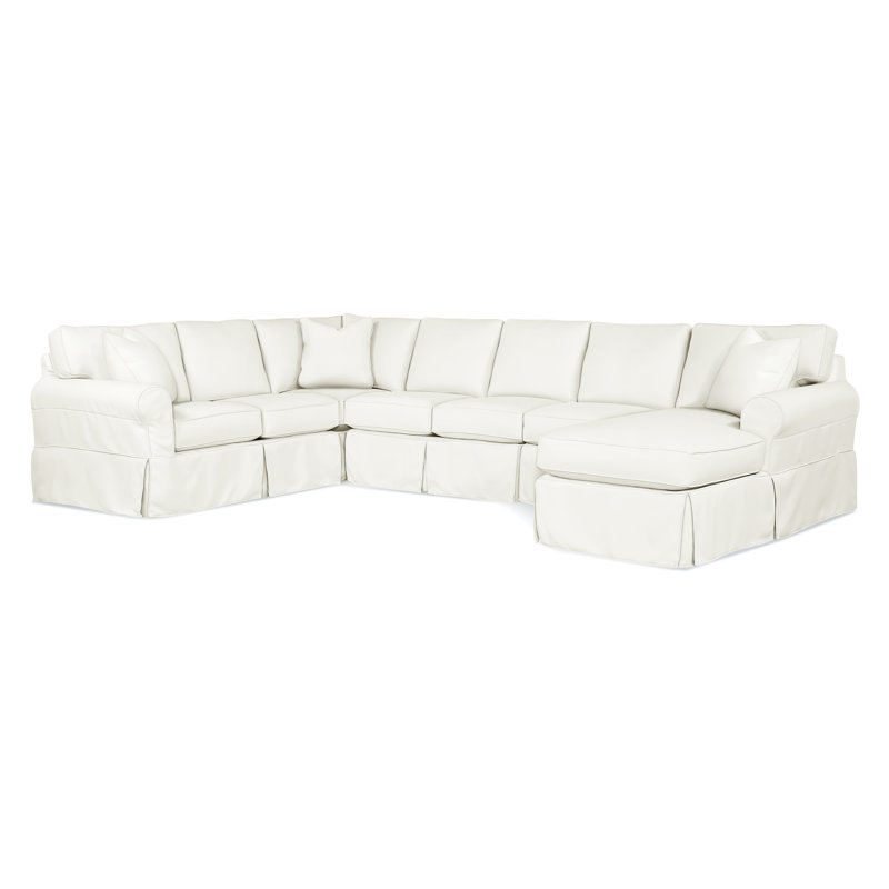 Bedford Chaise Sectional, Elite Ivory; 0321-91, Left Hand Facing