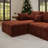 3 - Piece 129.9" U-shaped Convertible Sofa With Chaise Lounge, Modern Sofa Modular Sectional Cloud Couch, 4-seat Deep Seat Sofa With 9 Pillows, Boneless Sofa Couch For Livingroom Bedroom Apartment, Compression Sofa In A Box, No Assembly Required-123855353
