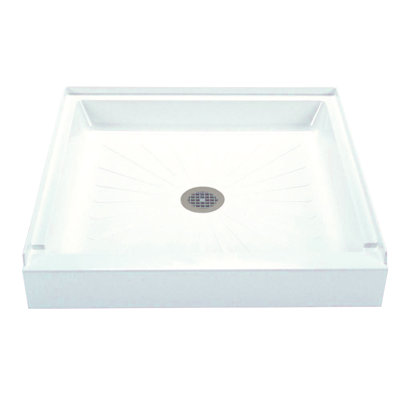 Durabase 32'' W 32'' D Square Single Shower Base