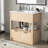 30'' Single Bathroom Vanity with Ceramic Top-94573935