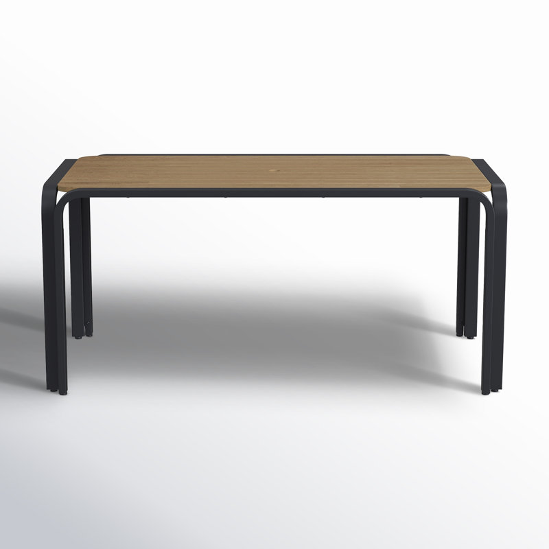 Lynna Rectangular 36'' L x 66'' W Outdoor Dining Table