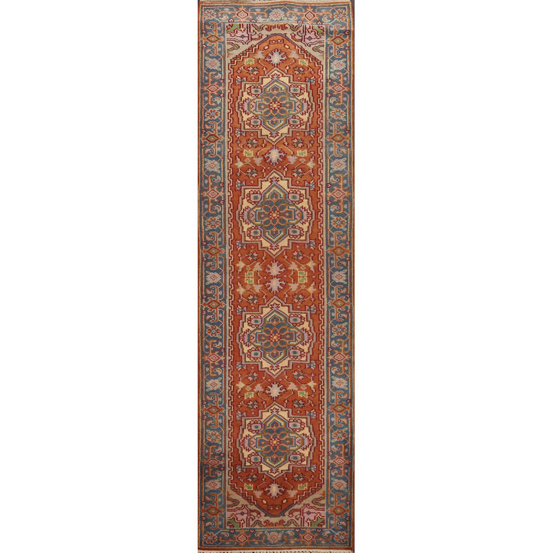 One-of-a-Kind 2' 7''X9' 10'' New Age Runner Wool Area Rug in