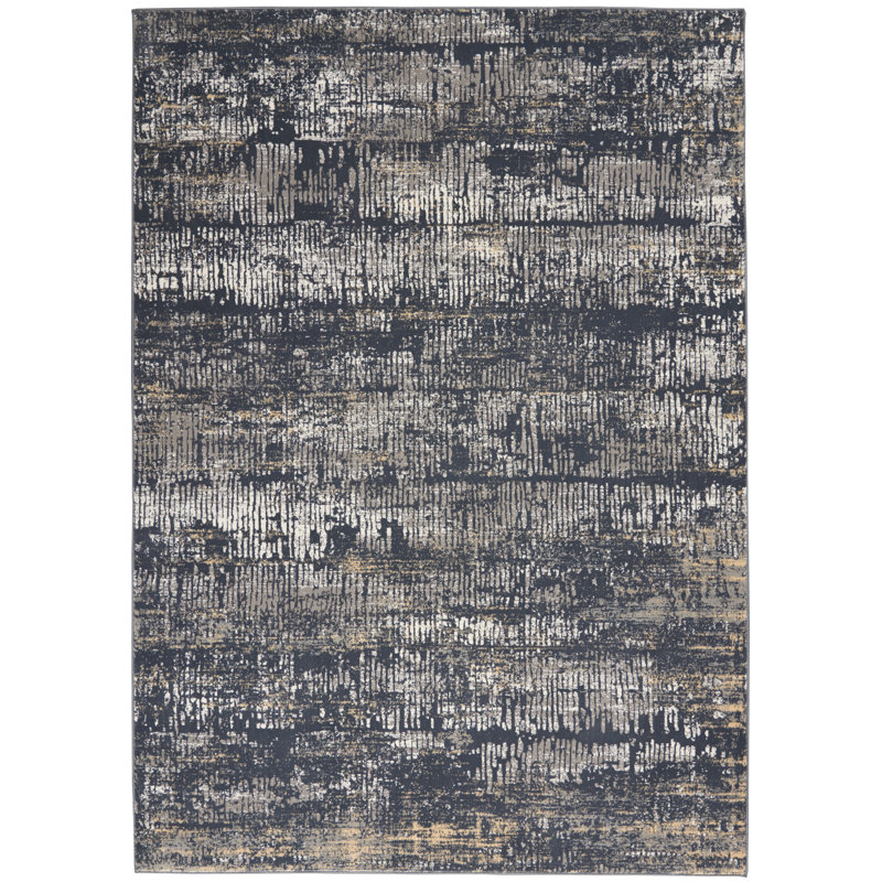Uptown Abstract Area Rug, Rectangle 4' x 6'