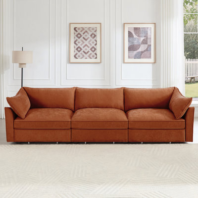 3 Seater Sofa With Storage Pull Out Drawers Under Each Seat, ,3 - Seat Wide And Deep Seat Sofa With Excellent Storage Space, Suitable For Big Living Rooms, Chenille
