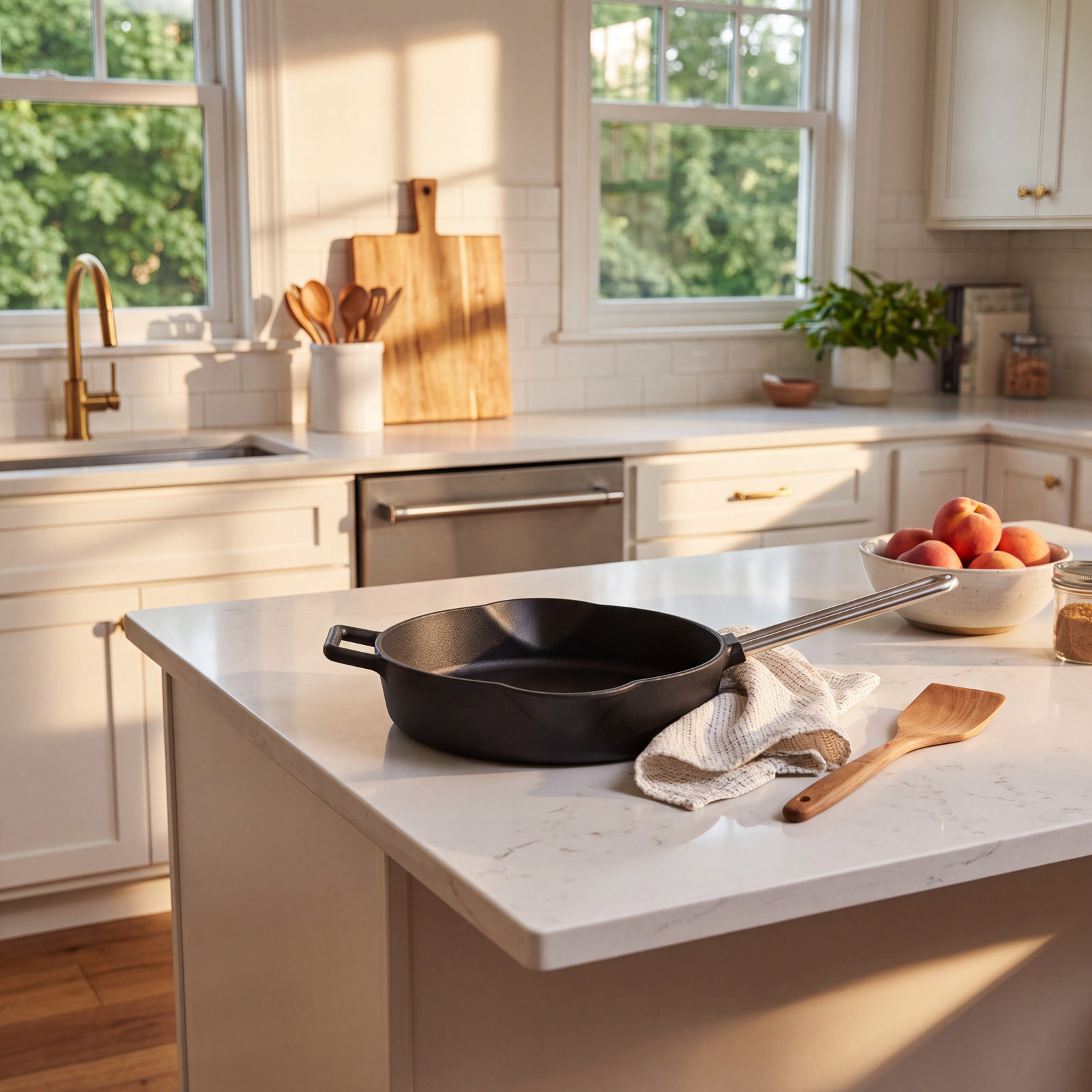 Enameled Cast Iron Sauté Pan