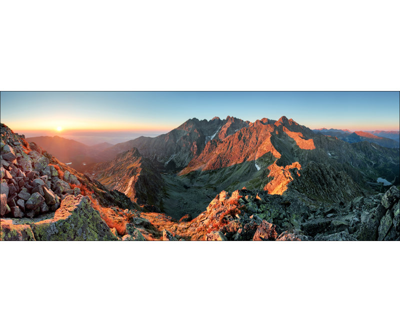 No Frame Print on Glass, 50 cm H x 125 cm W x 1.4 cm D