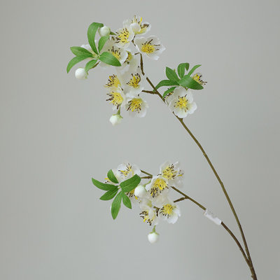 Ensemble de 3 fleurs de cerisier artificielles en plastique printemps été 32 po longues branches de fleurs à la vapeur Real Touch